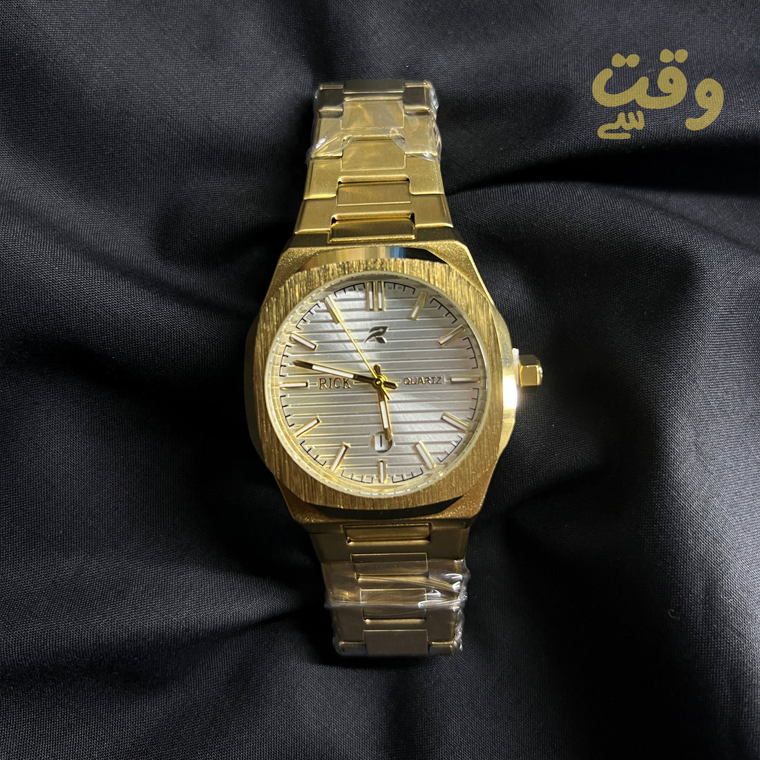 Rick Quartz Watch – Gold & Silver Chain | Premium Design | 2 Dial Options