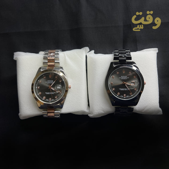 Rolex Datejust Two-Tone Watch – Rose Gold & Silver | Luxury Men's Timepiece