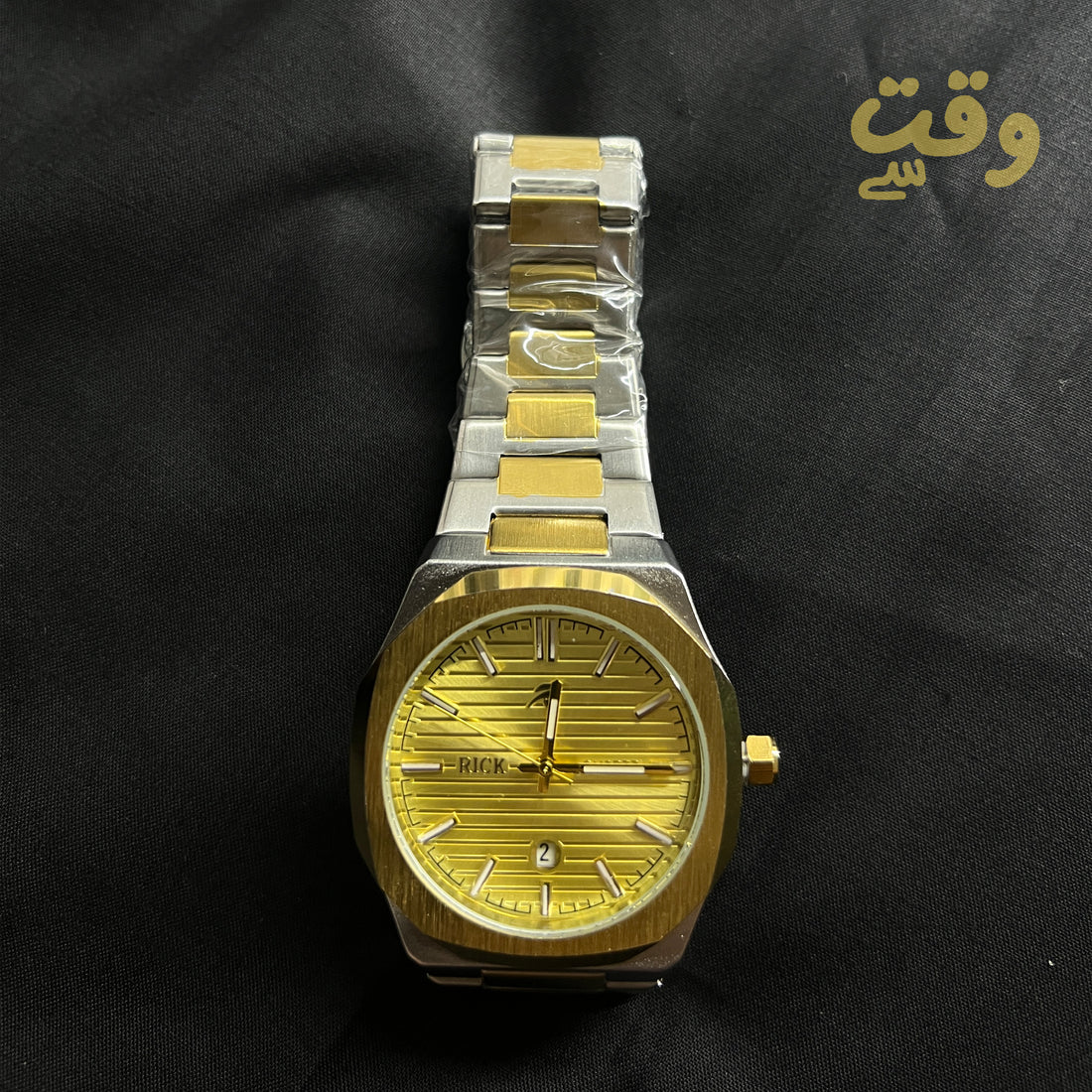 Rick Quartz Watch – Gold & Silver Chain | Premium Design | 2 Dial Options