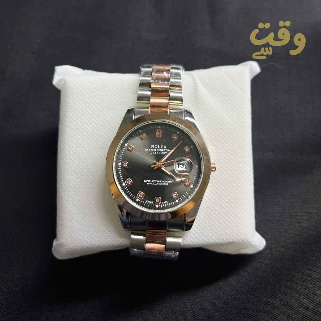 Rolex Datejust Two-Tone Watch – Rose Gold & Silver | Luxury Men's Timepiece