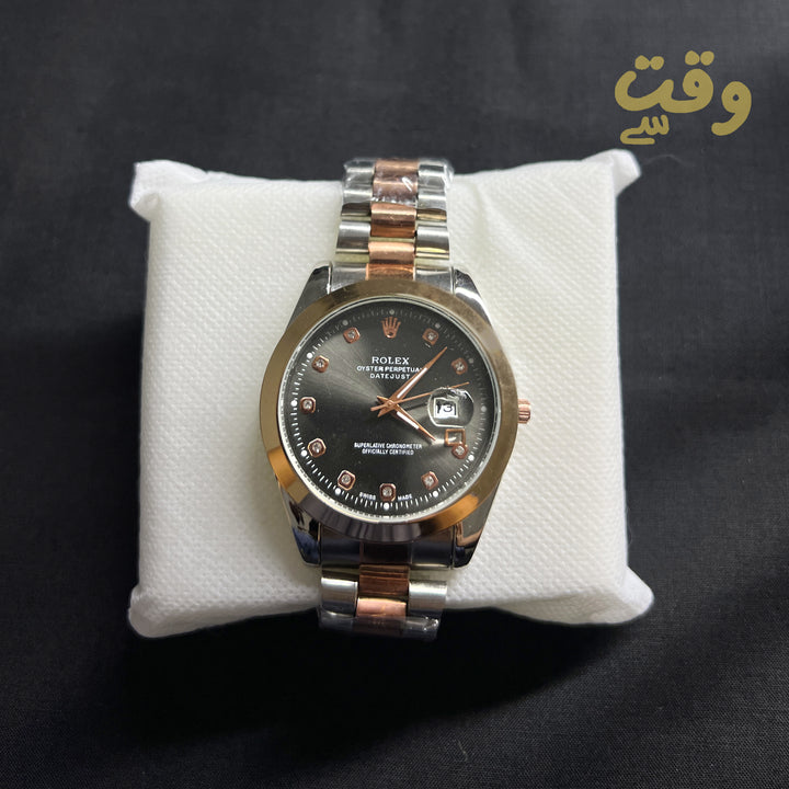 Rolex Datejust Two-Tone Watch – Rose Gold & Silver | Luxury Men's Timepiece